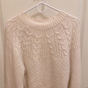 Cream AE sweater